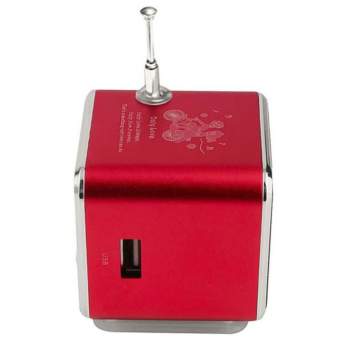 Безжичен говорител - Портативно/Преносимо мини радио с LED, Bluetooth