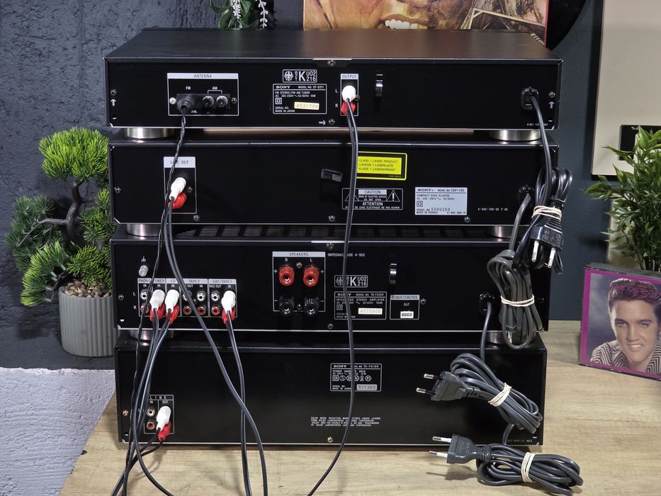 Linie audio SONY ,amplificator, deck,cd-player, tuner,hifi