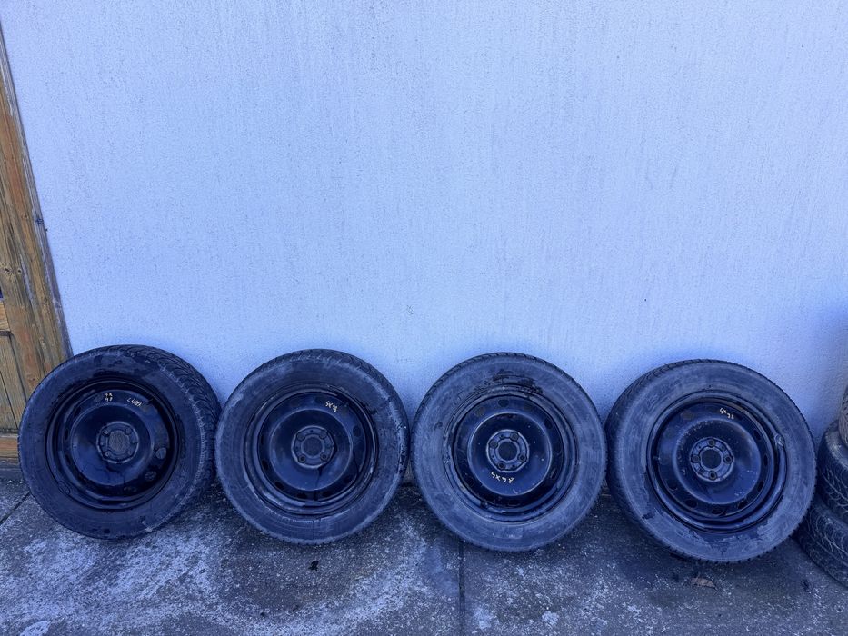 Set roti jante  anvelope iarna 185 65 R15 DOT 2022 Fiat Linea 4X98