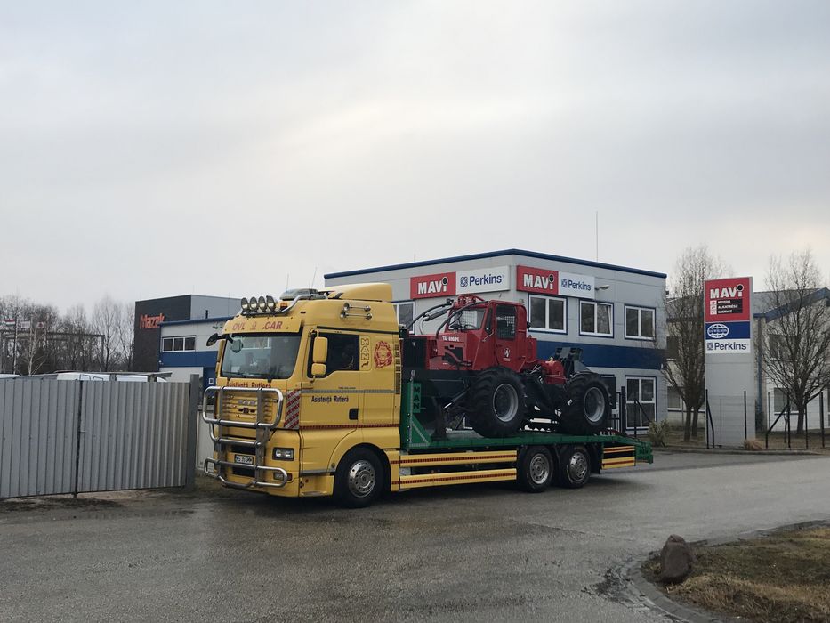 Transport utilaje intern si international tractari auto camioane tir