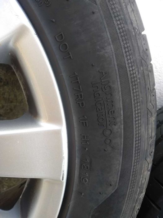 Летни гуми с джанти за VW пасат