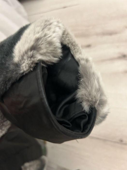 Haina scurta blana Rex Chinchilla cu gluga