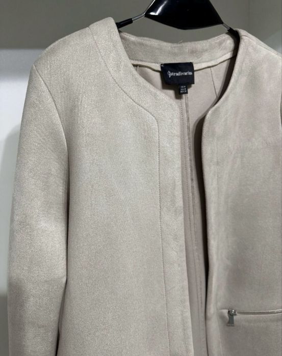 Пиджак женский замшевый