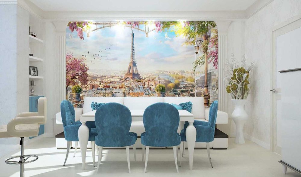 3D Foto Oboy 100.000 va Natyajnoy potolok 55.000 gulli