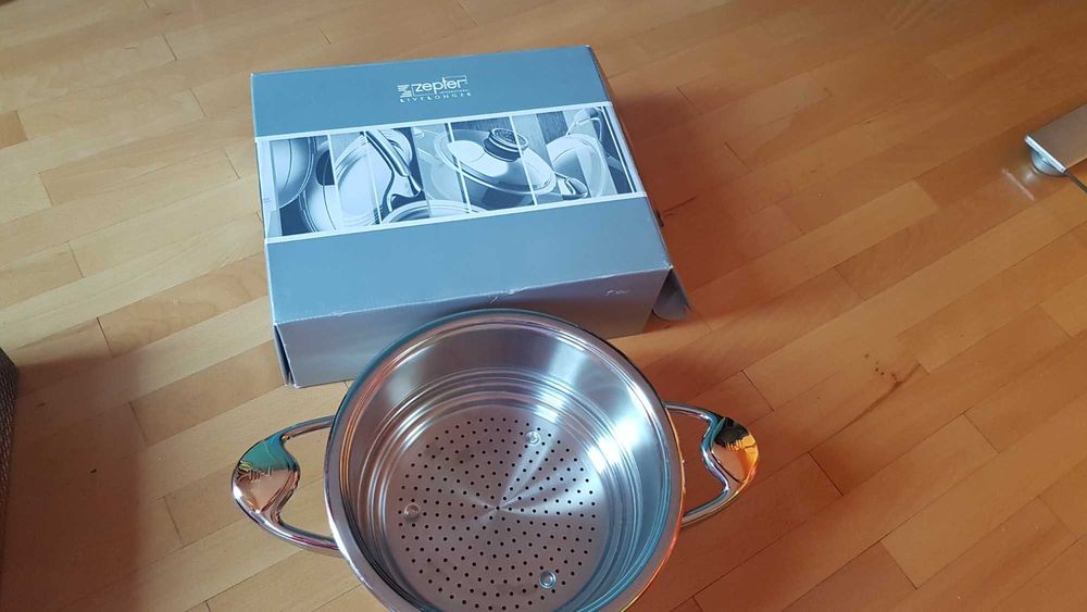 Оригинален  съд  за готвене на пара  - сито чиния Zepter - 4,8 литра
