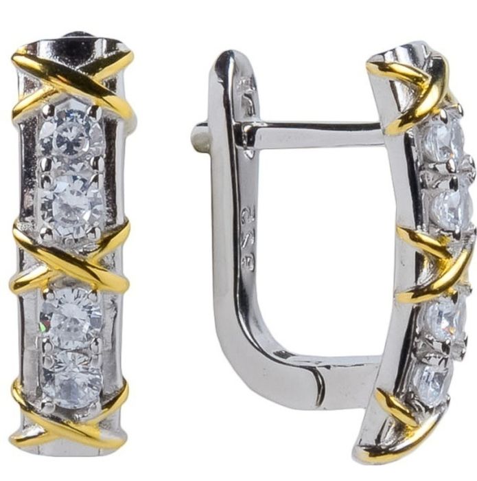 Серьги серебро 925 пробы.