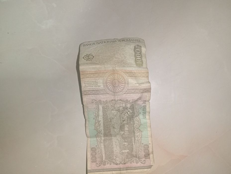 Bagnota de 1000 de lei vechi