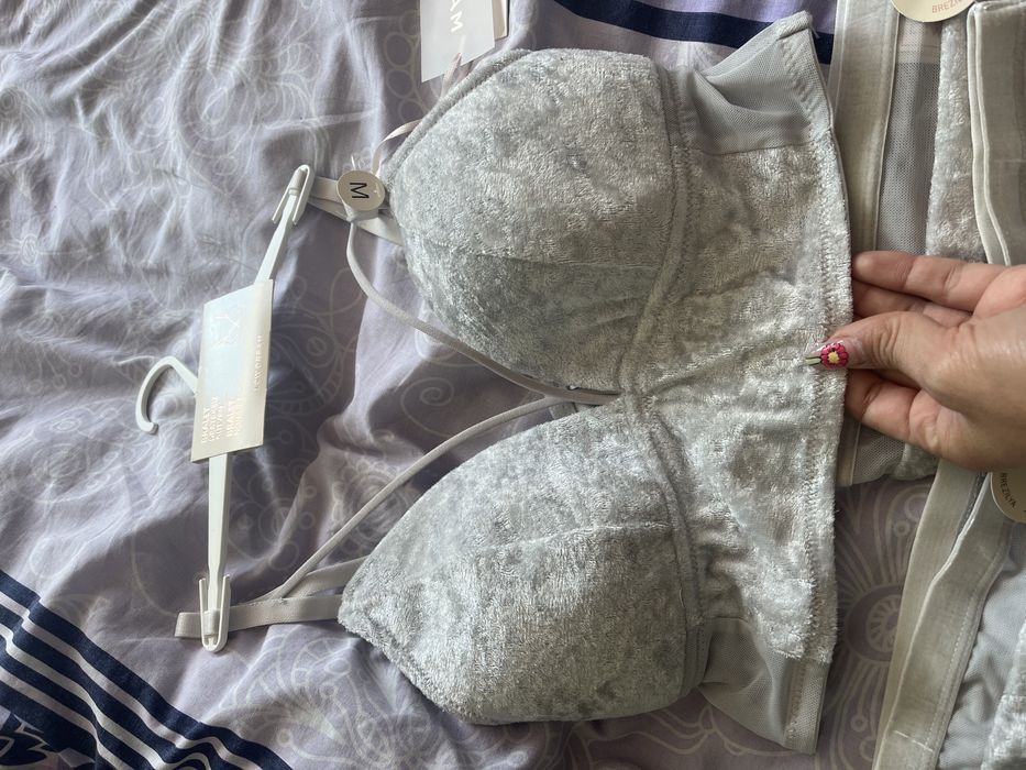 Дамско бельо кадифено плюшено