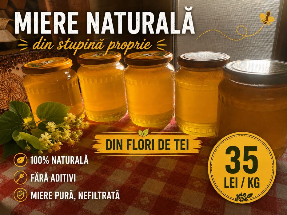 Miere de tei naturala