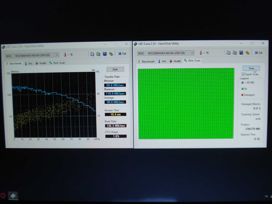 Hard disk calculator 3.5" WD2500AAKX 250gb sata stare perfecta