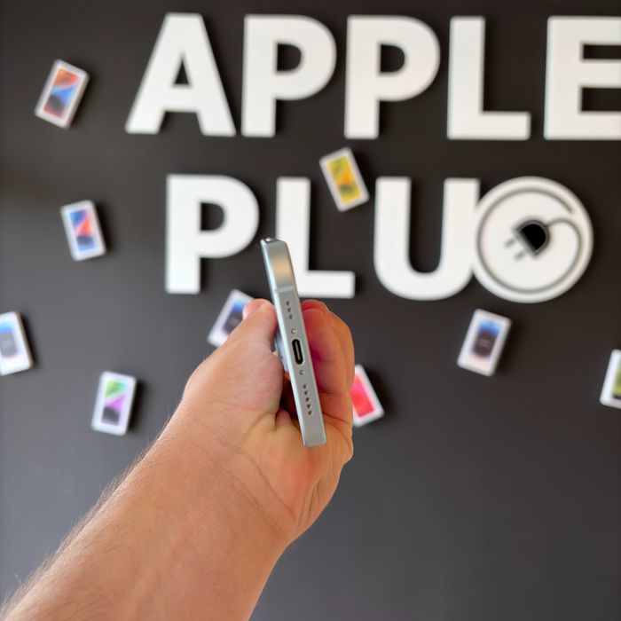 iPhone 15 Cu 24 Luni Garanție/ApplePlug 256Gb Ca Nou 100% Blue