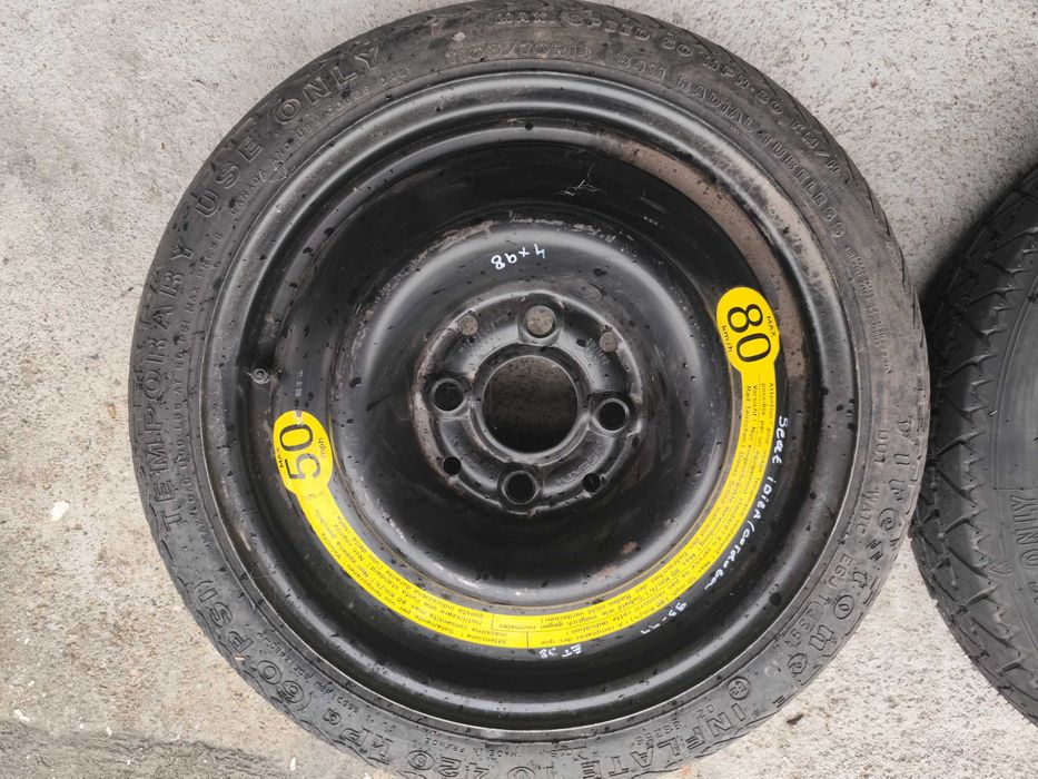 Резервна гума Патерица 14" SEAT SKODA VW 4*100