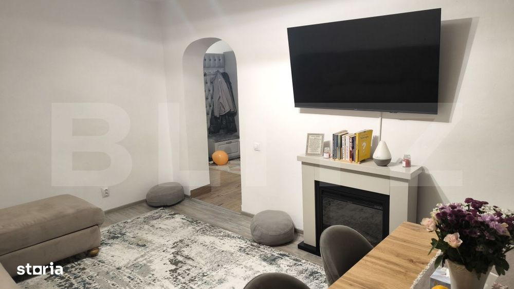 Apartament 3 camere, decomandat, 60mp. Parter inalt, zona Burdujeni, C