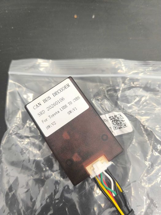 Can Bus decoder LVDS to CVBS