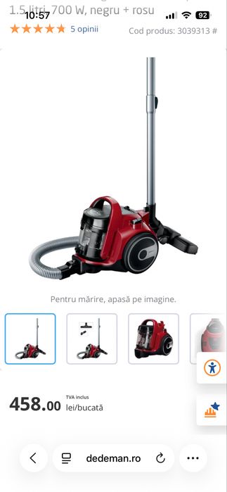 Aspirator fara sac Bosh Germany