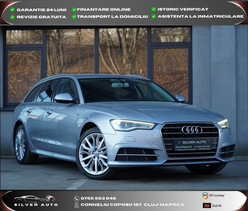 Audi A6 Sline  Led Euro 6 190cp Ultra Rate Garantie