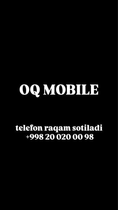 telefon raqam sotiladi