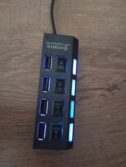 Prelungitor USB 4 porturi, led