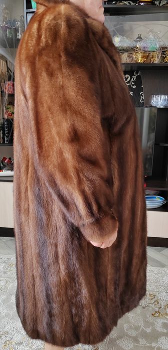 Шуба норковая до колен