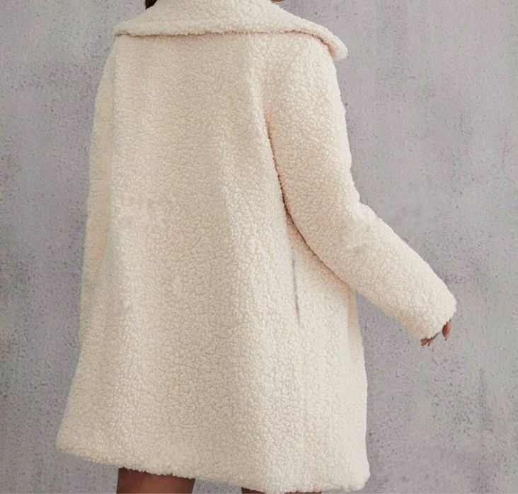 Дамско пухено палто