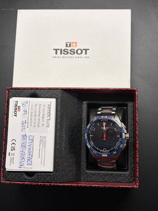 Tissot T-Touch Connect Solar Titanium 47.5 mm, Смарт Часовник iOS, Android
