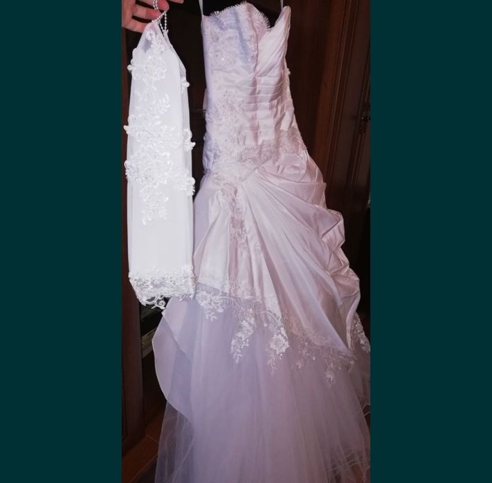 Фата, перчатки в ПОДАРОК! Свадебное платье.