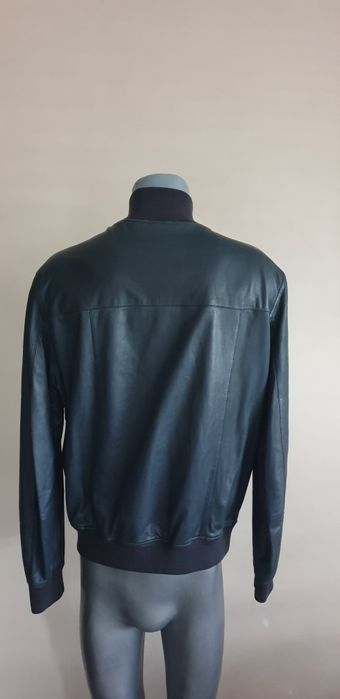 Brunello Cucinelli Leather Jacket НОВО! ОРИГИНАЛ! Мъжко Яке Ест. кожа!