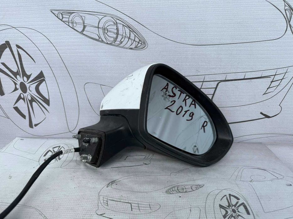 Oglindă Retrovizoare Dreapta Electrică 5 Pini Opel Astra K 39176306 / [2015-2021] / (5E3)