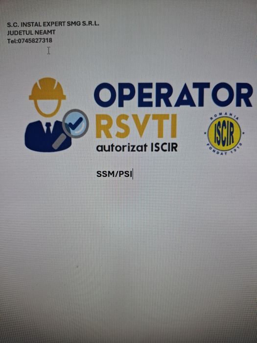 Operator autorizat RSTVI -NEAMT