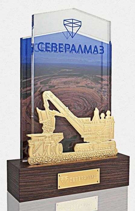 сувенир подарок награда плакетка фото кристалл кубок