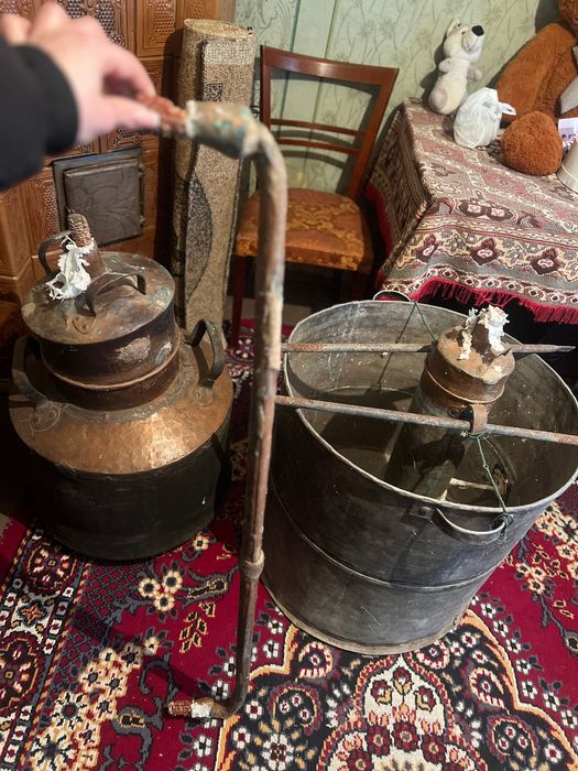 Cazan de tuica din arama cu racitor