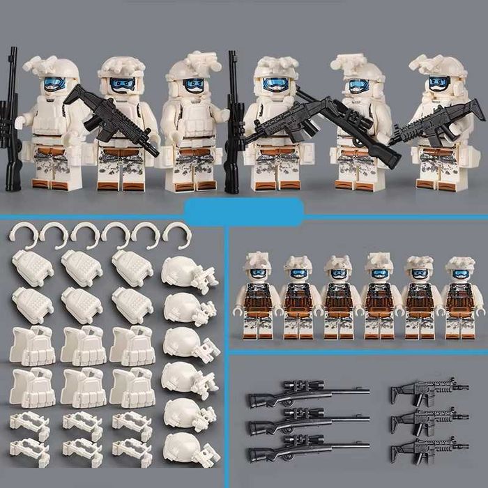 Set 6 figurine tip Lego