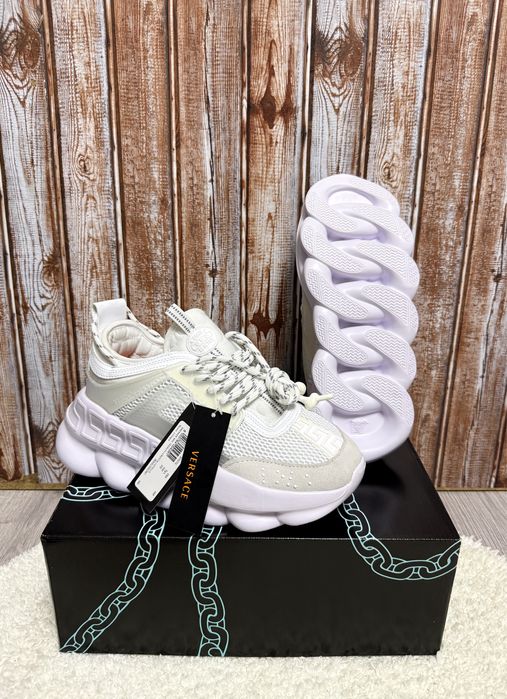 Versace Chain Reaction White