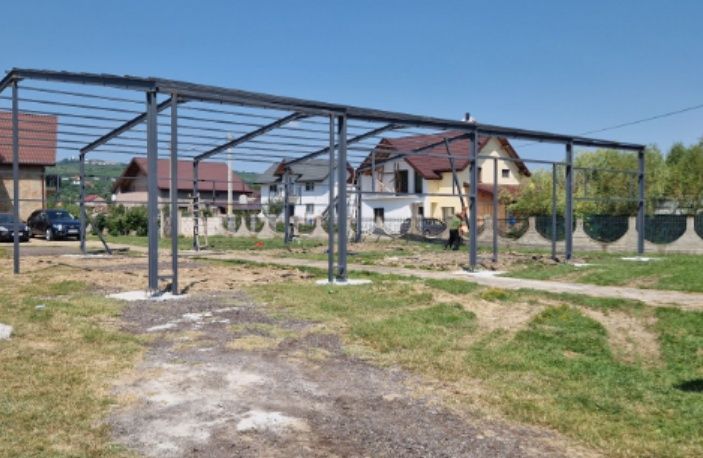 Vand hală metalică de pe stoc 10 m cu 20 m cu 4 m tot cu montaj