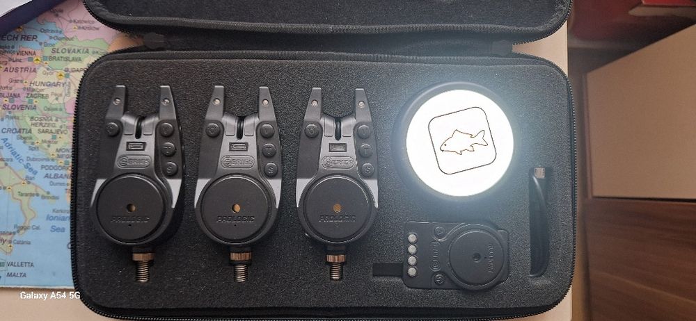 Set Avertizoare + statie Prologic C- series Pro + Lampă de cort