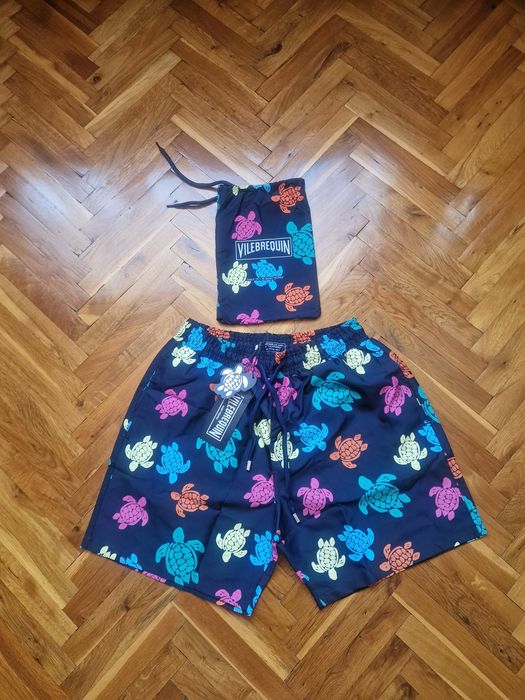 Страхотни мъжки къси шорти бански VILEBREQUIN размер S M L XL 2XL 3XL