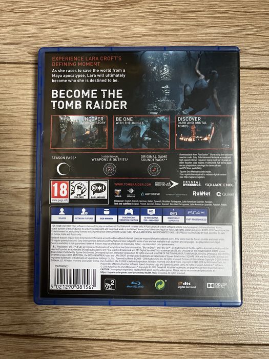 Shadow of the Tomb Rider PS4