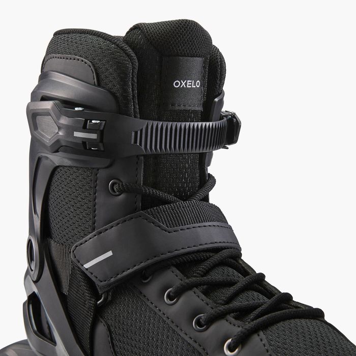 Role fitness Fit 100 Negru-Gri Adulți - produs resigilat Decathlon