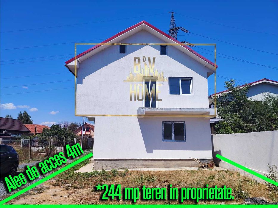 Vila spatioasa si curte 224 mp, nefinisata sau la cheie, VANZARE