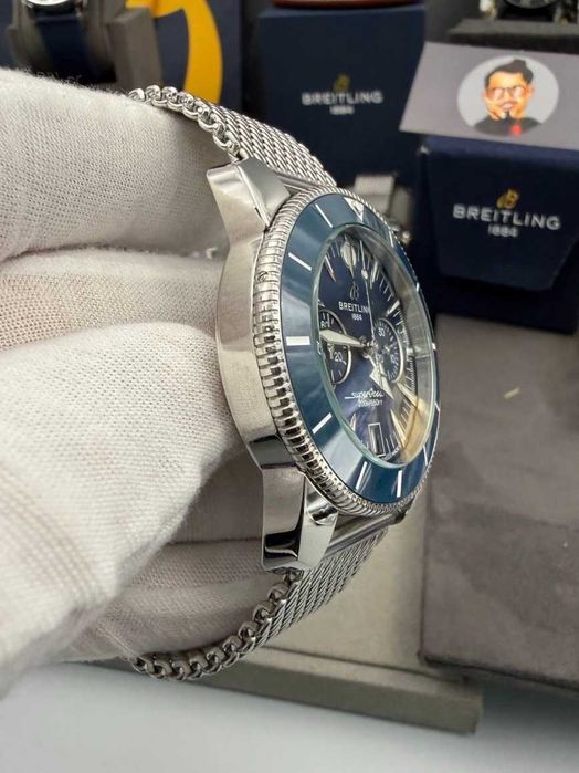 breitling superocean heritage хроно / синьо