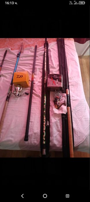 Карбонови спининги/въдици макари