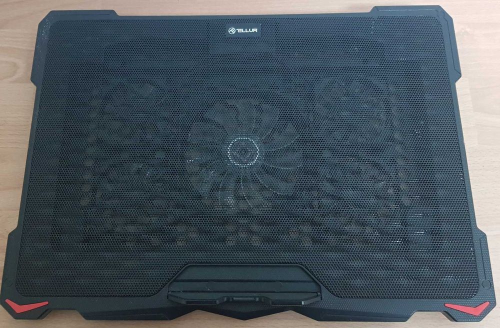 Stand/Cooler notebook Tellur Basic, 17.3 inch, 5 ventilatoare, Negru
