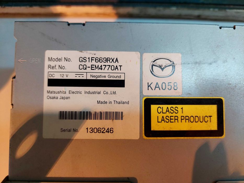 Оригинално Радио/CD/MP3 плейър за Mazda 6 (GH) 2007-2013