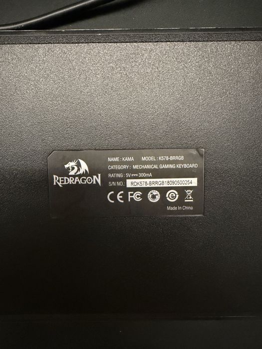 Tastatură gaming mecanică RGB Redragon K578 Kama – switch-uri maro