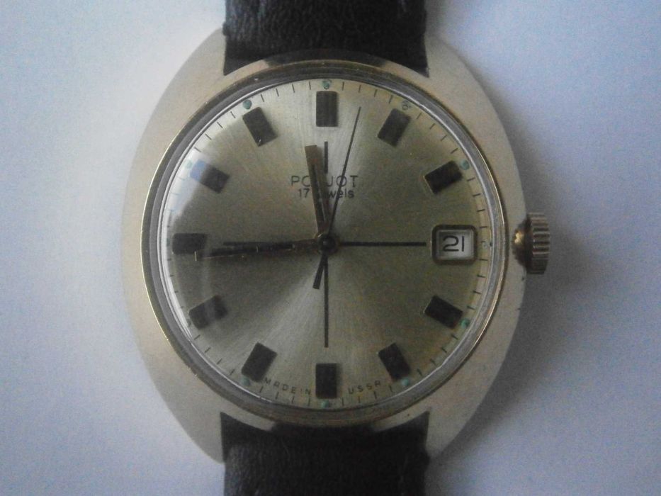 POLJOT, cal. 2614.2H, made in USSR, почти нов, каса 36мм