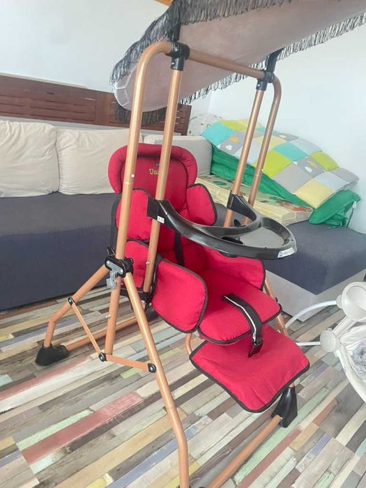 Balansoar si scaun de luat masa pliabil