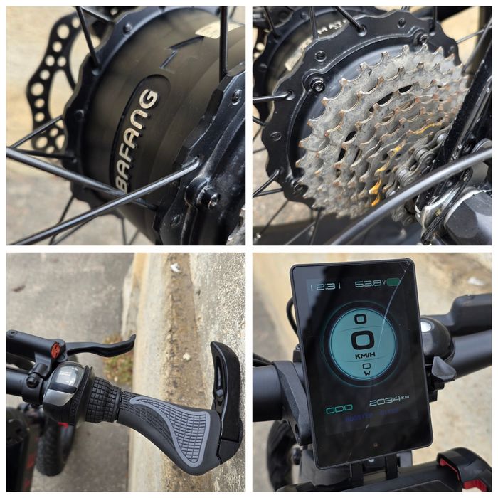Bicicleta electrica MATE X roti 20" Fat Bike 20x4.0 pliabila (oras, munte, offroad) schimb cu mtb