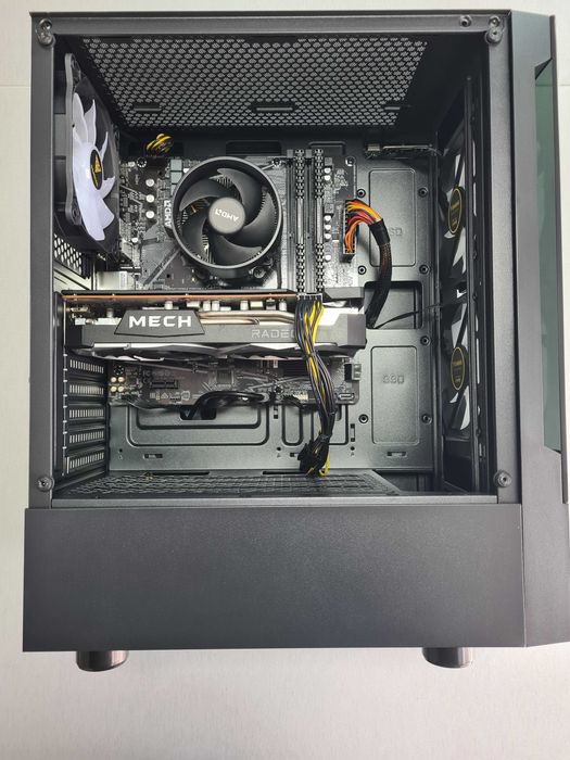 Нова Геймърска конфигурация Ryzen 5500/RX 6600/32Gb DDR4 RAM/1 Tb Nvme