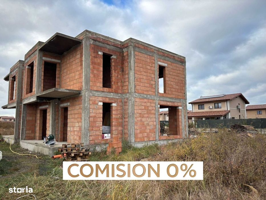 COMISION 0, CASĂ LA ROSU IN SACALAZ, 5 Camere, 107mp Utili, 300mp Tere