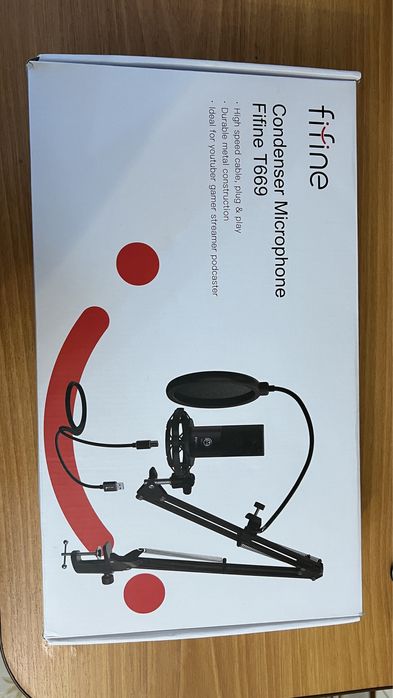 Конденсаторный профессиональный микрофон FiFine